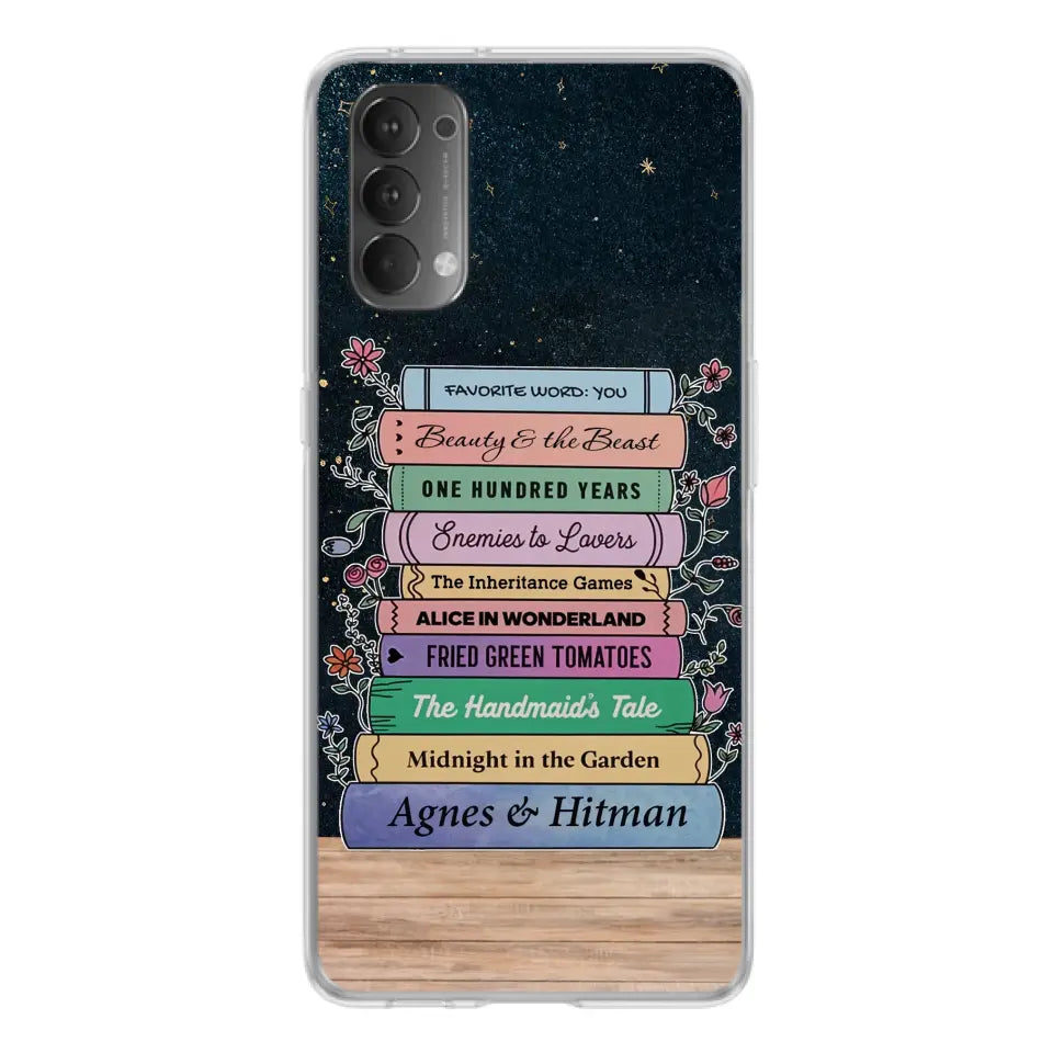 Custom Personalized Reading Book Xiaomi/ Huawei/ Oppo Cases - Gift Idea For Reading Lover/ Birthday