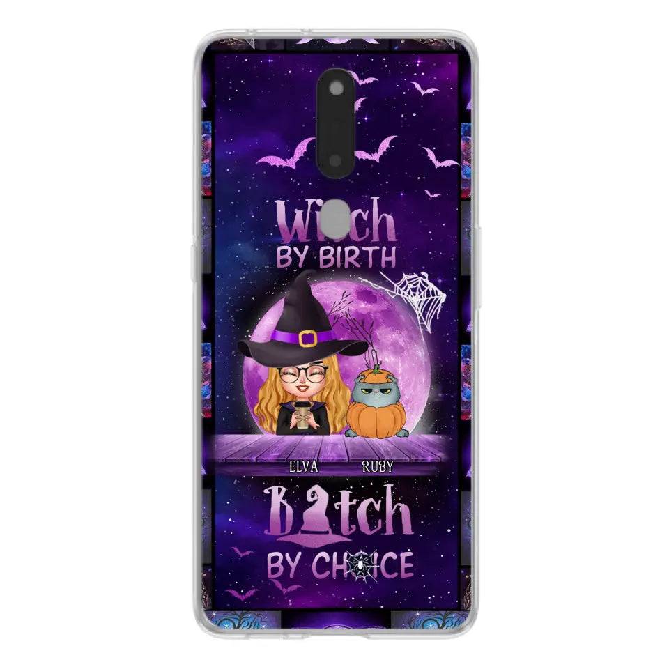 Personalized Witch Phone Case - Gift Idea For Witch/ Dog/Cat Lover - Up to 4 Pets - Witch By Birth - Case For Xiaomi/Oppo/Huawei