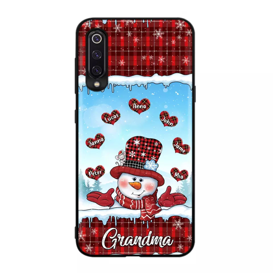 Personalized Grandma Children Phone Case - Christmas Gift For Grandma/Mom - Up to 7 Kids - Case For Xiaomi/Oppo/Huawei