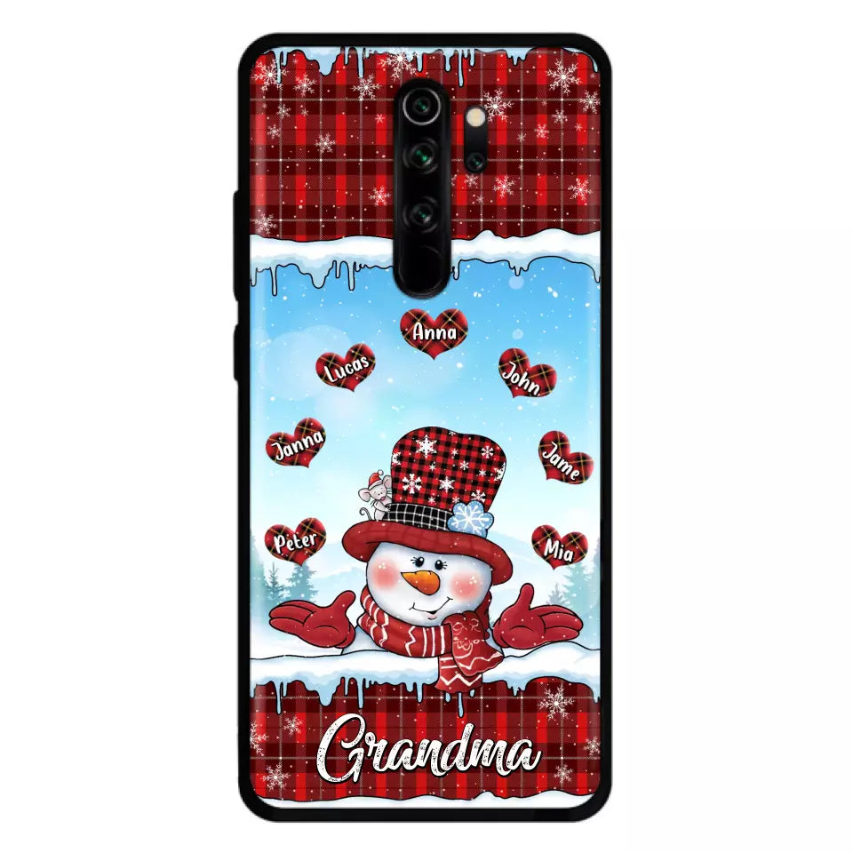 Personalized Grandma Children Phone Case - Christmas Gift For Grandma/Mom - Up to 7 Kids - Case For Xiaomi/Oppo/Huawei