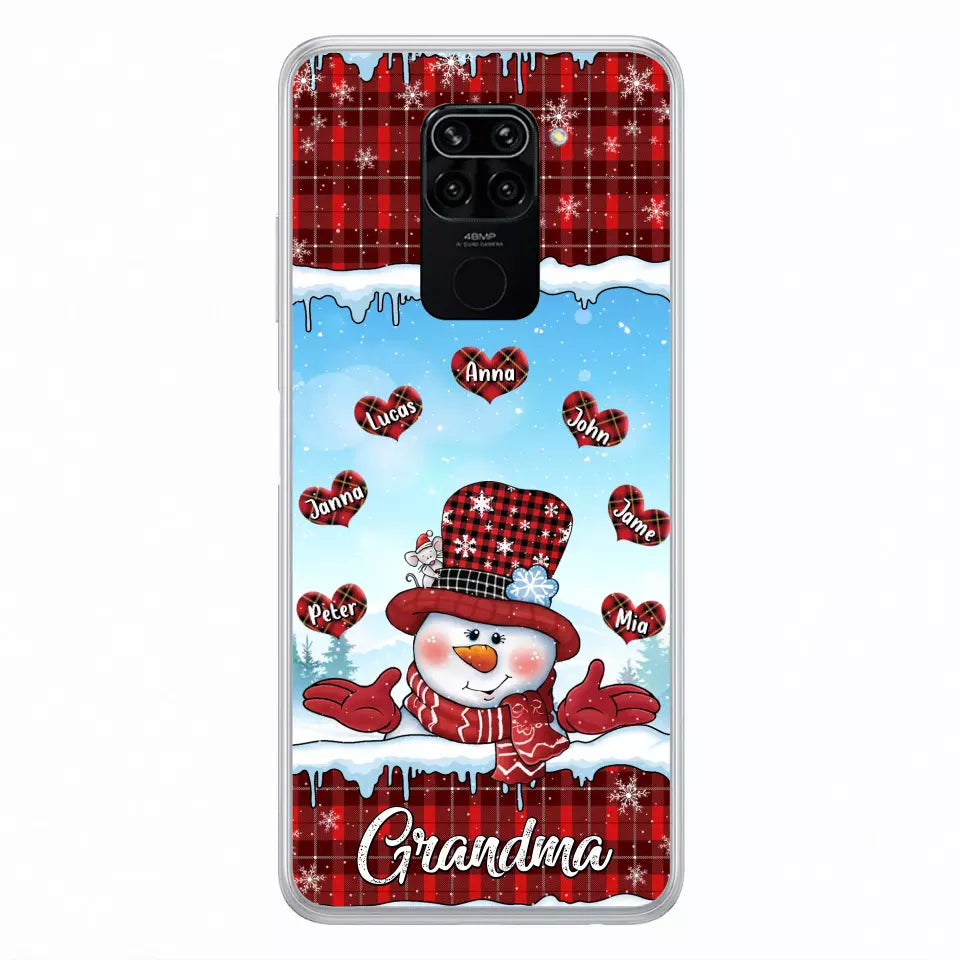 Personalized Grandma Children Phone Case - Christmas Gift For Grandma/Mom - Up to 7 Kids - Case For Xiaomi/Oppo/Huawei