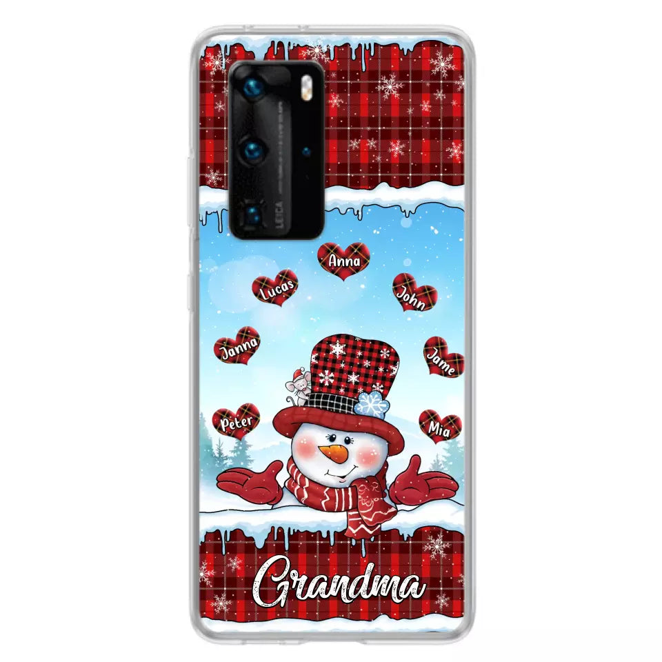 Personalized Grandma Children Phone Case - Christmas Gift For Grandma/Mom - Up to 7 Kids - Case For Xiaomi/Oppo/Huawei