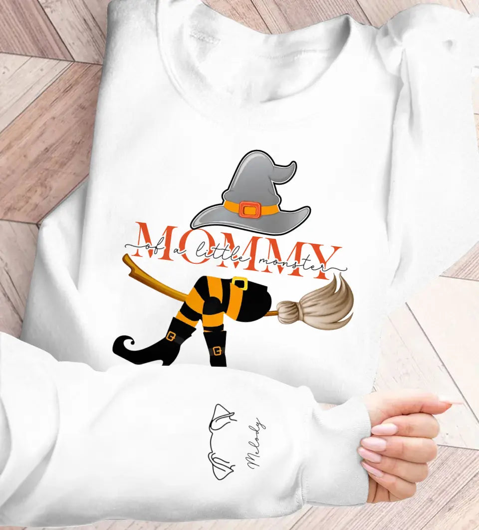 Personalized Mommy Of Little Monsters  AOP Sweater - Up to 6 Dogs - Gift Idea For Dog Mom