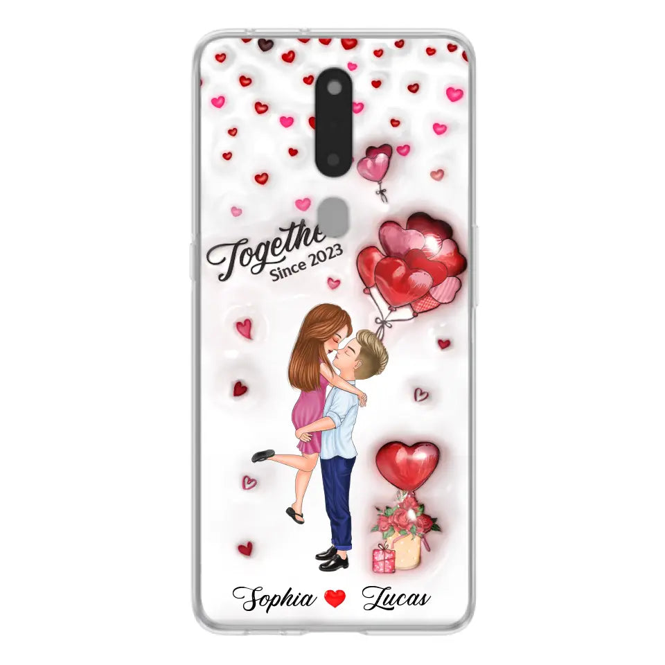 Custom Personalized Couple 3D Phone Case - Gift Idea For Couple - Case For Xiaomi/ Oppo/ Huawei - Together Since