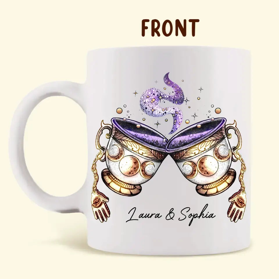 Personalized Best-Tea Coffee Mug - Gift Idea For Halloween/Witch/Besties - You're My Favorite Witch To Witch About Witches With