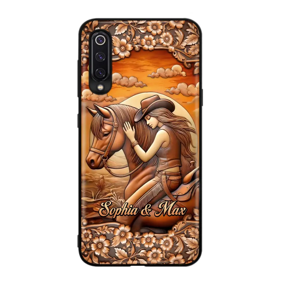 Custom Personalized Horse Girl Phone Case - Gift Idea For Horse Lover - Case For Xiaomi/ Oppo/ Huawei