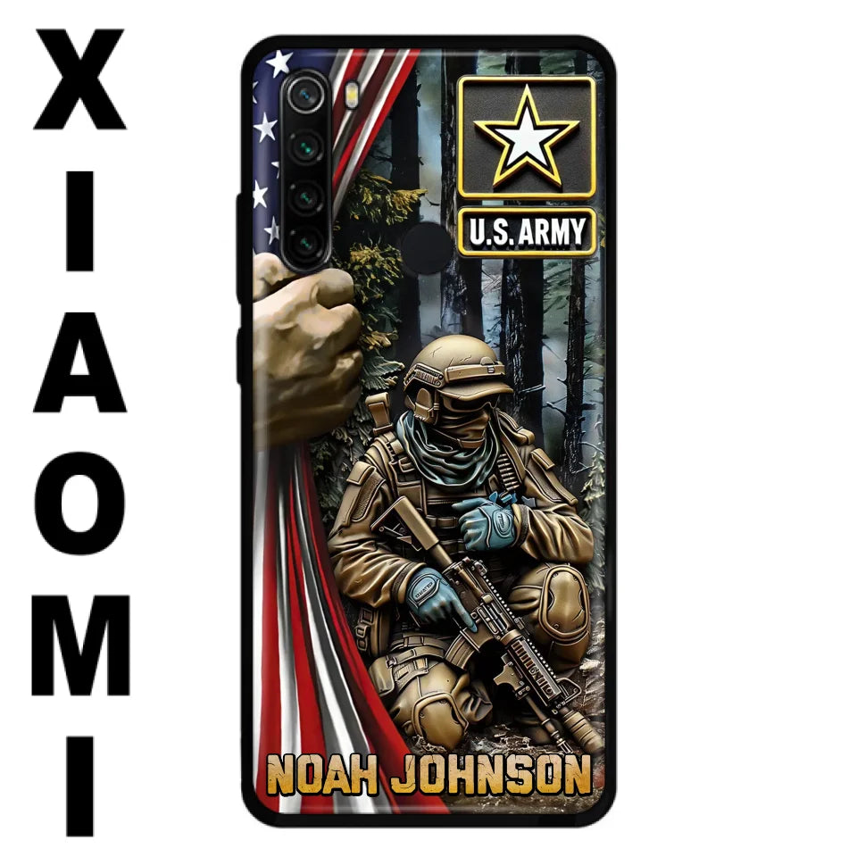 Custom Personalized Veteran Oppo/ Xiaomi/ Huawei Phone Case - Veteran Gift Idea - Custom Name