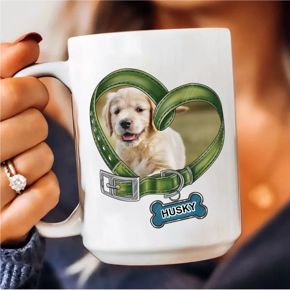 Personalized Dog Coffee Mug - Upload Photo - Gift Idea For Dog Lover - You May Have Adopted Me But I'm Pretty Sure I Own You