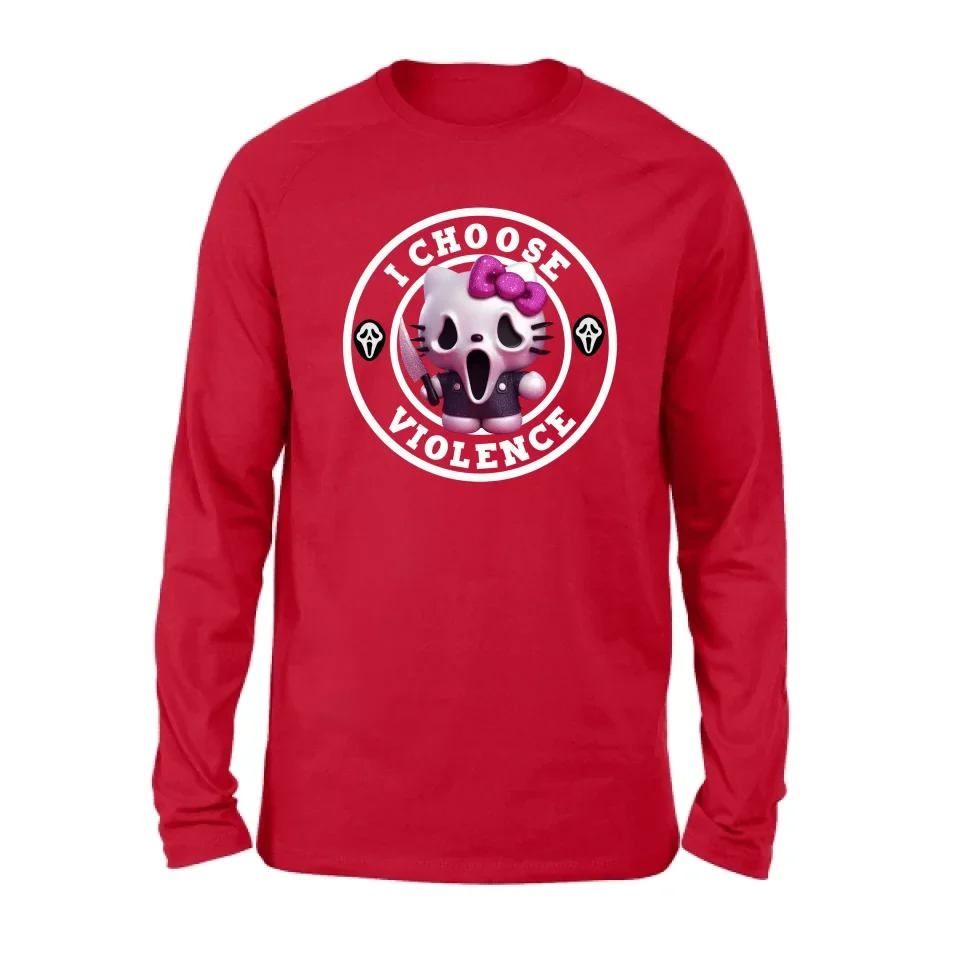Personalized I Choose Violence Shirt/Hoodie - Halloween Gift Idea