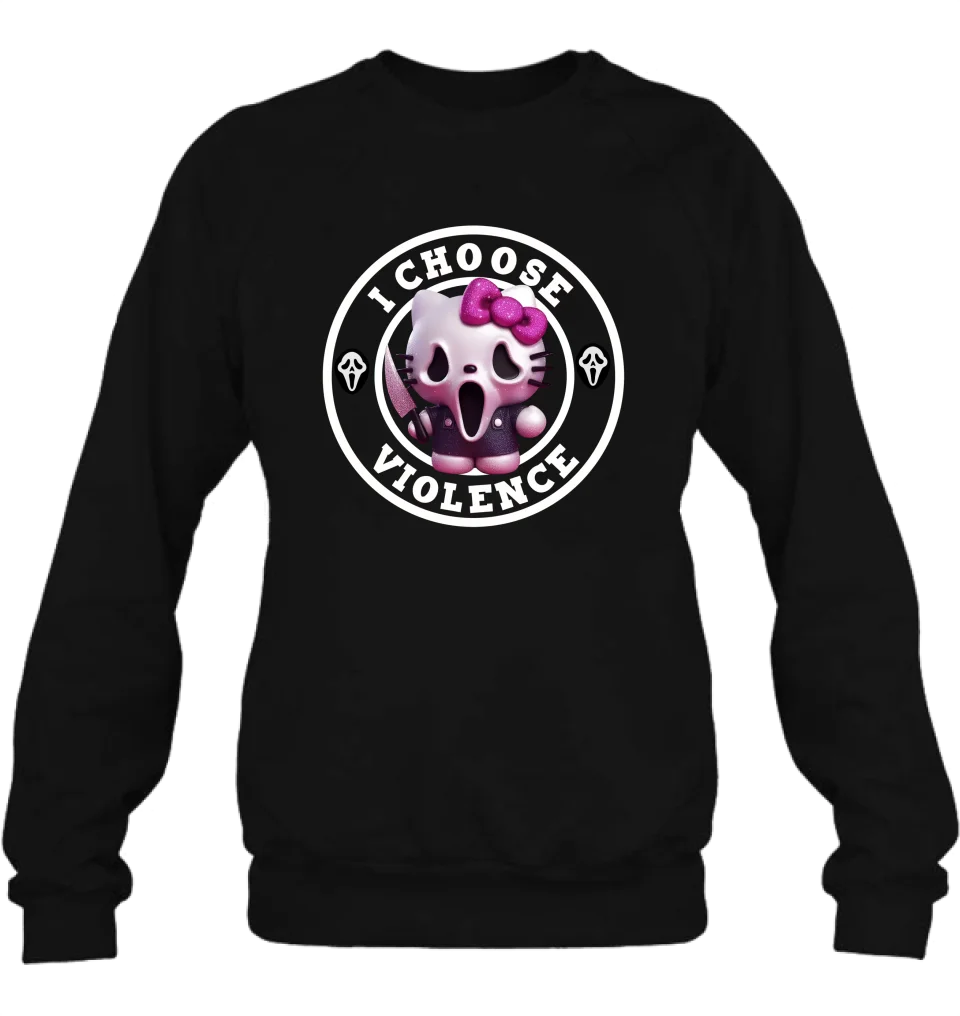 Personalized I Choose Violence Shirt/Hoodie - Halloween Gift Idea