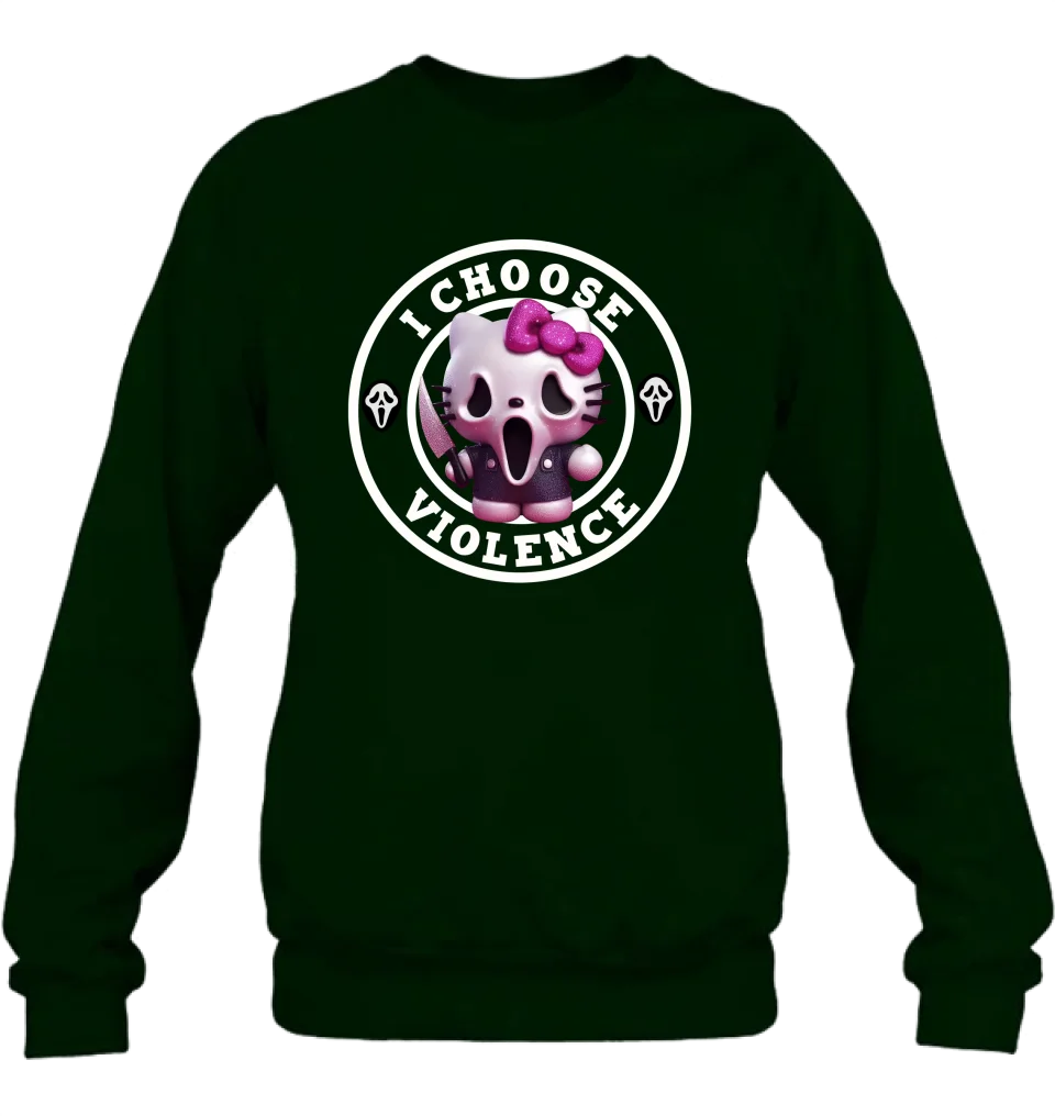 Personalized I Choose Violence Shirt/Hoodie - Halloween Gift Idea