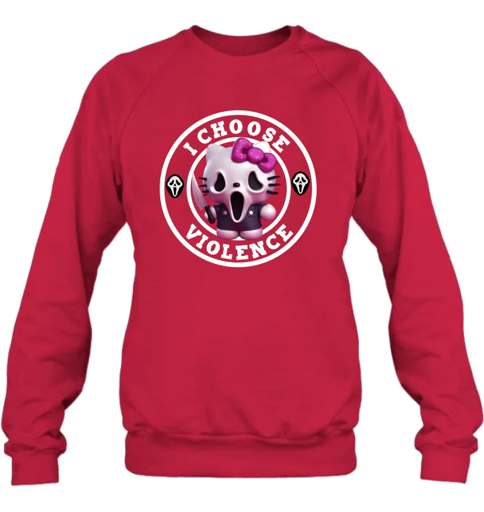 Personalized I Choose Violence Shirt/Hoodie - Halloween Gift Idea