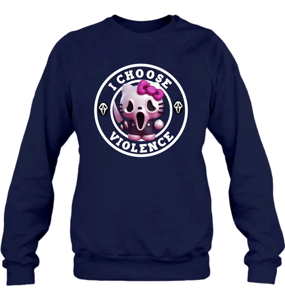 Personalized I Choose Violence Shirt/Hoodie - Halloween Gift Idea