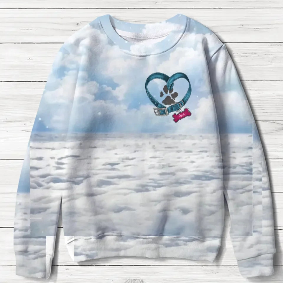 Personalized Memorial Pets AOP Sweater - Memorial Gift Idea For Pets Owner - Couple/Adult With Up to 3 Pets
