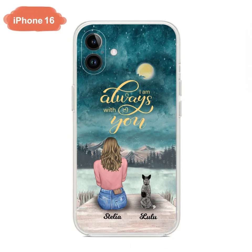 Personalized Phone Case Dog Mom - Gift For Dog Lovers with upto 4 Dogs - Busy Being A Dog Mom