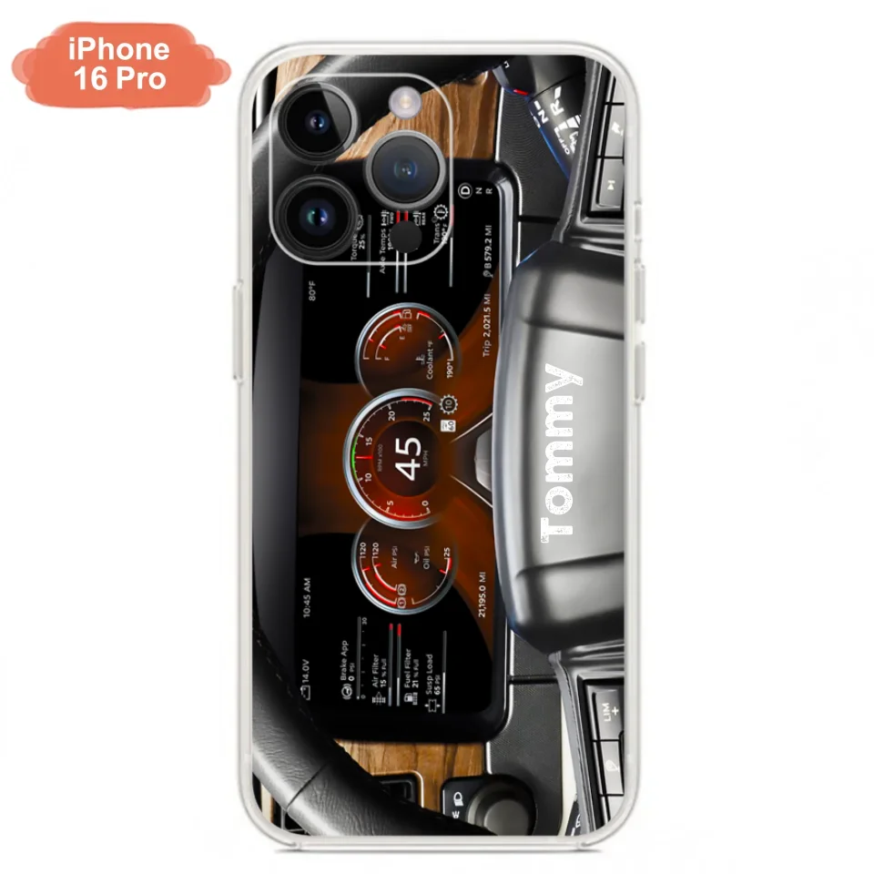 Personalized Truck Dashboard Phone Case - Case For Iphone, Samsung and Xiaomi - 6D8KY1