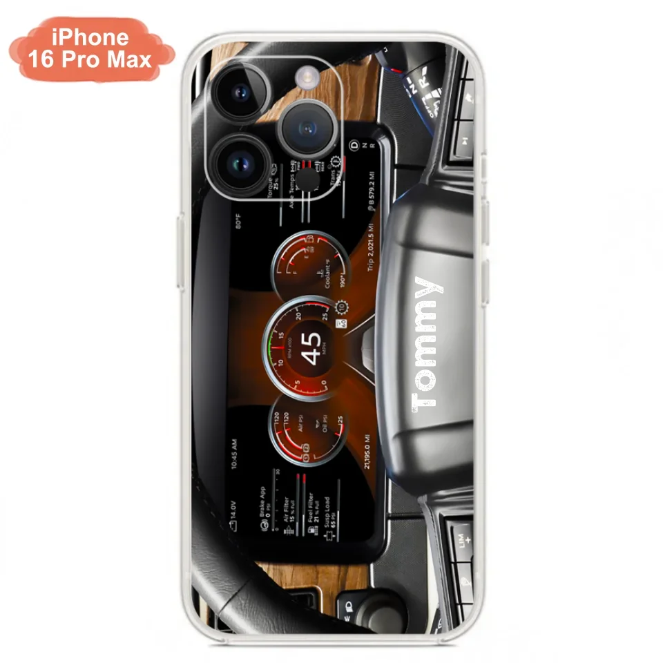 Personalized Truck Dashboard Phone Case - Case For Iphone, Samsung and Xiaomi - 6D8KY1