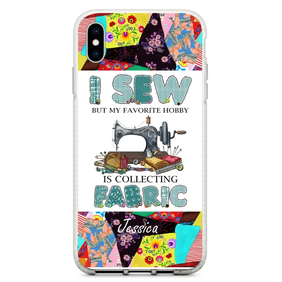 Custom Personalized Sewing Machine Phone Case - Gift Idea For Sewing Lovers - Case For iPhone, Samsung and Xiaomi - 8WU8I3