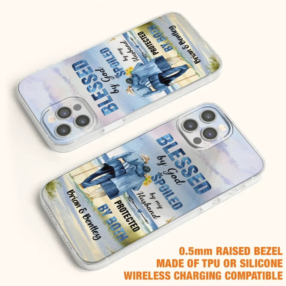 Custom Personalized Old Couple Phone Case - Best Gift Idea For Grandparents - Case For iPhone, Samsung and Xiaomi
