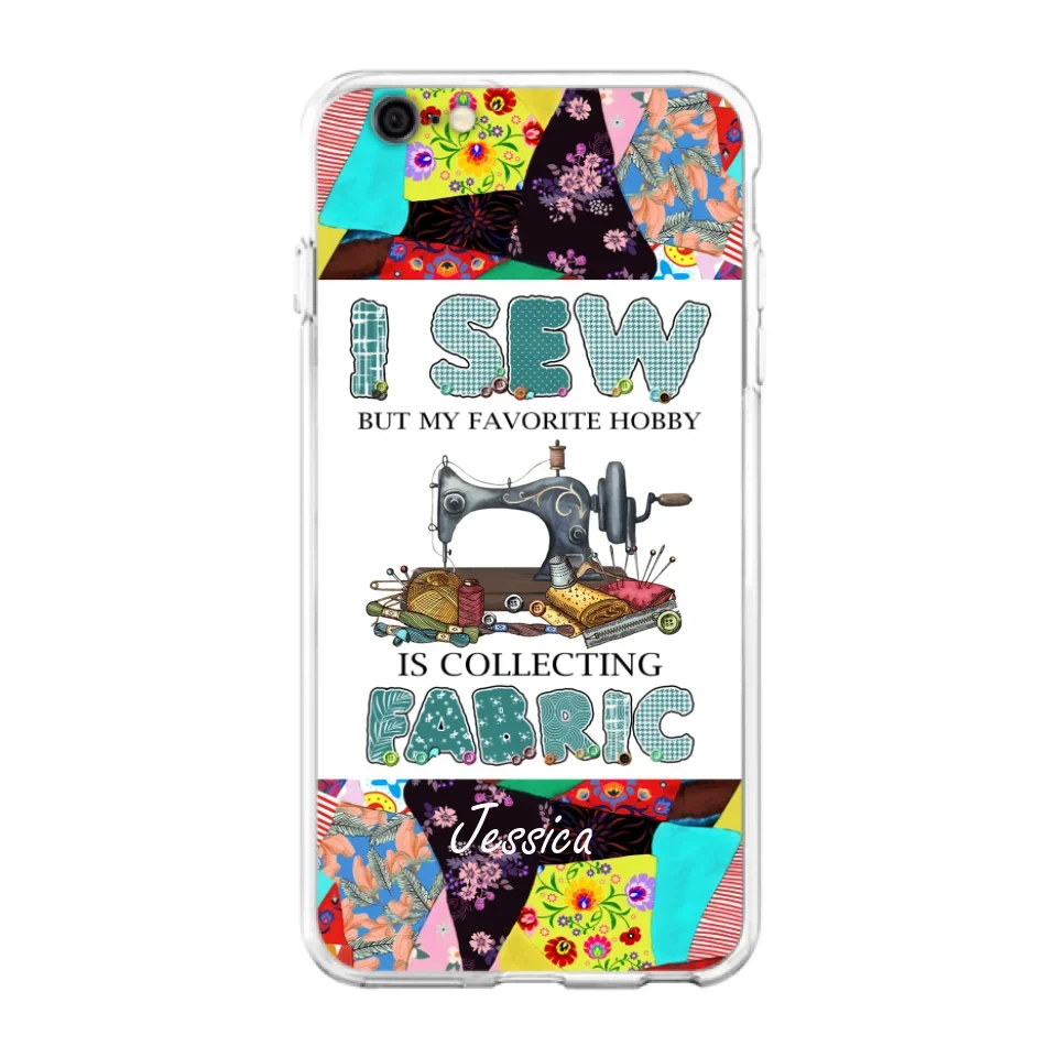 Custom Personalized Sewing Machine Phone Case - Gift Idea For Sewing Lovers - Case For iPhone, Samsung and Xiaomi - 8WU8I3