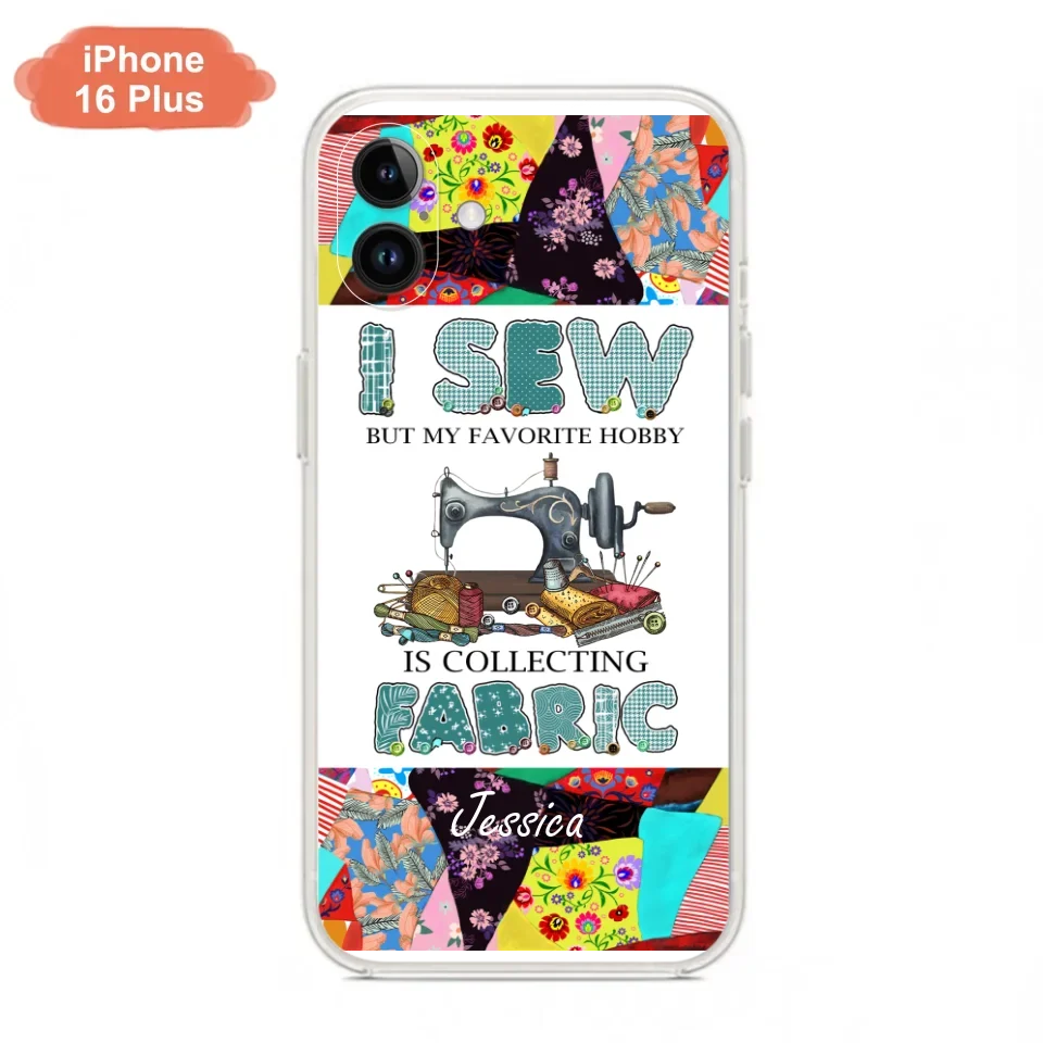 Custom Personalized Sewing Machine Phone Case - Gift Idea For Sewing Lovers - Case For iPhone, Samsung and Xiaomi - 8WU8I3