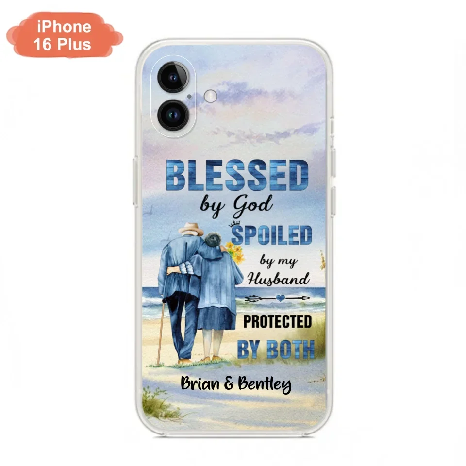 Custom Personalized Old Couple Phone Case - Best Gift Idea For Grandparents - Case For iPhone, Samsung and Xiaomi
