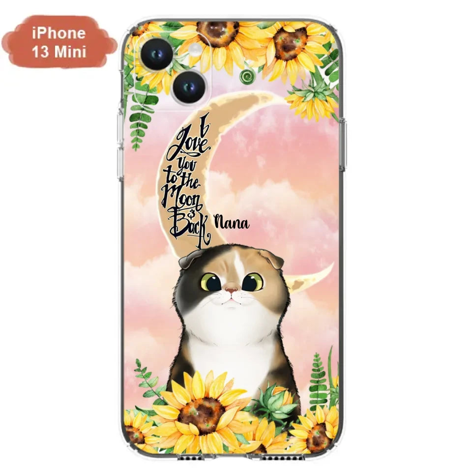 Custom Personalized Cat Phone Case - Best Gift Idea For Cat Lovers With Upto 7 Cats - Case For iPhone, Samsung and Xiaomi