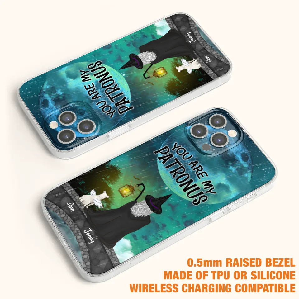 Personalized Witchy Phone Case - Up to 2 Girls and 4 Pets - You Are My Patronus - 4UM2XW