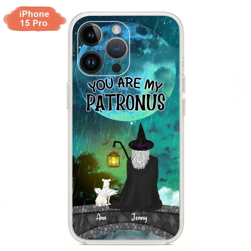 Personalized Witchy Phone Case - Up to 2 Girls and 4 Pets - You Are My Patronus - 4UM2XW