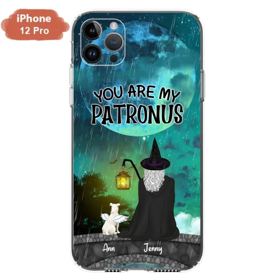 Personalized Witchy Phone Case - Up to 2 Girls and 4 Pets - You Are My Patronus - 4UM2XW