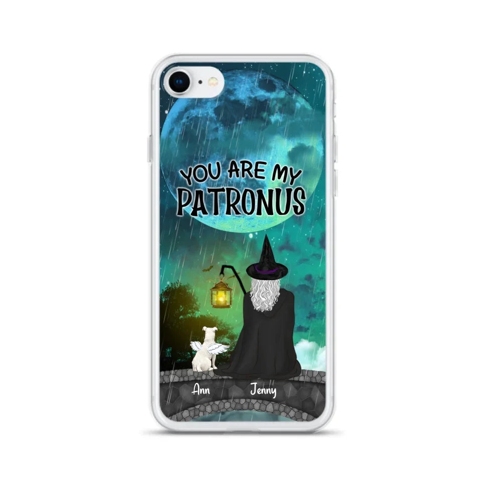 Personalized Witchy Phone Case - Up to 2 Girls and 4 Pets - You Are My Patronus - 4UM2XW