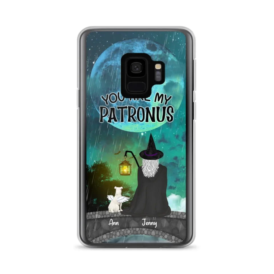 Personalized Witchy Phone Case - Up to 2 Girls and 4 Pets - You Are My Patronus - 4UM2XW