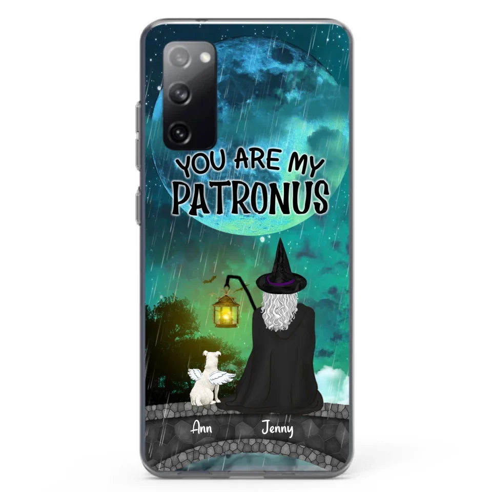 Personalized Witchy Phone Case - Up to 2 Girls and 4 Pets - You Are My Patronus - 4UM2XW