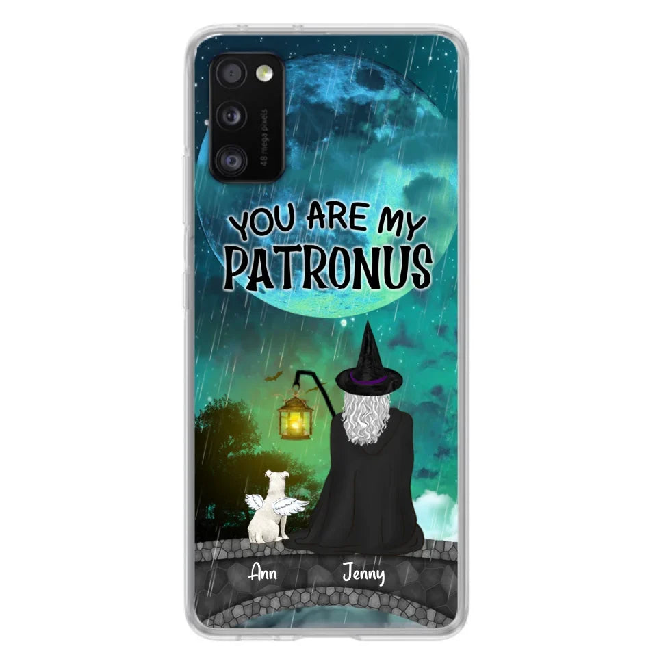 Personalized Witchy Phone Case - Up to 2 Girls and 4 Pets - You Are My Patronus - 4UM2XW