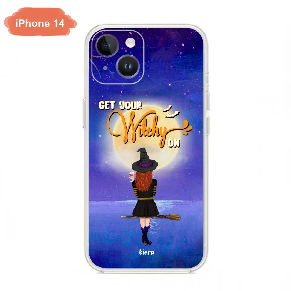 Custom Personalized Witchy Phone Case - Up to 4 Witches- Get Your Witchy On - Phone Case For iPhone, Samsung - OCEL9Z