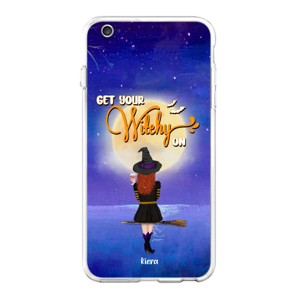 Custom Personalized Witchy Phone Case - Up to 4 Witches- Get Your Witchy On - Phone Case For iPhone, Samsung - OCEL9Z