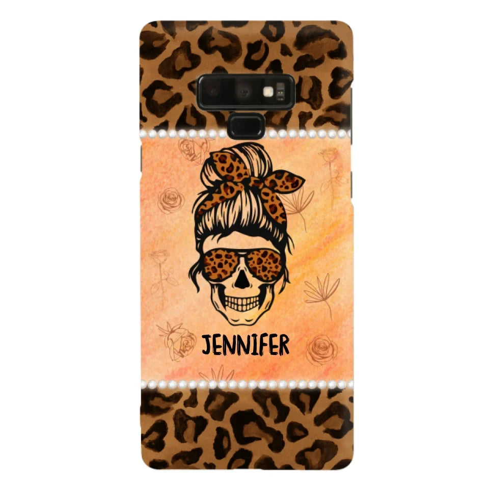 Custom Personalized Skull Phone Case - Phone Case For iPhone, Samsung and Xiaomi