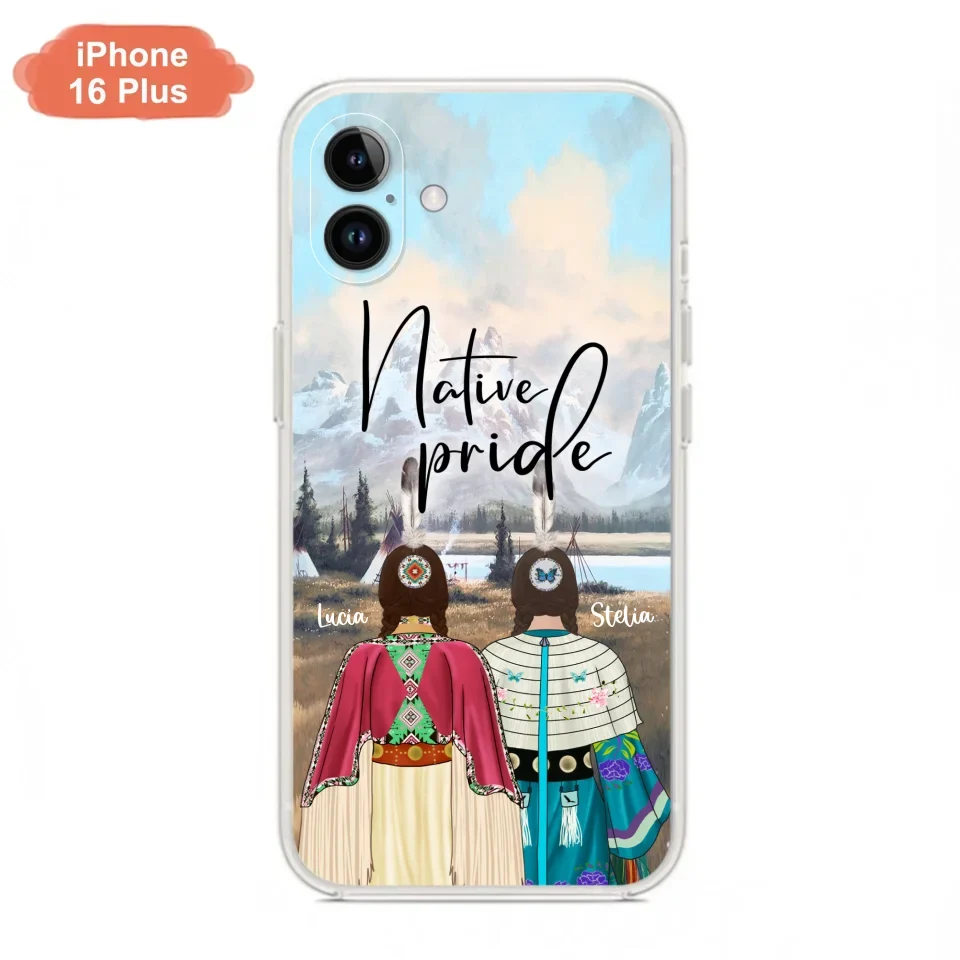 Custom Personalized Native American Couple Phone Case - Native Pride - Case Phone For iPhone And Samsung