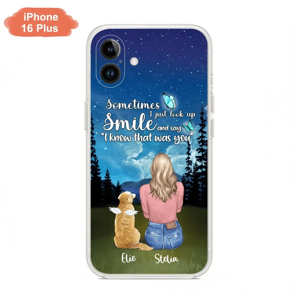 Custom Personalized Lost Pet Mom Phone Case - Girl With Upto 4 Pets - Phone Case For iPhone and Samsung - PU2YLV