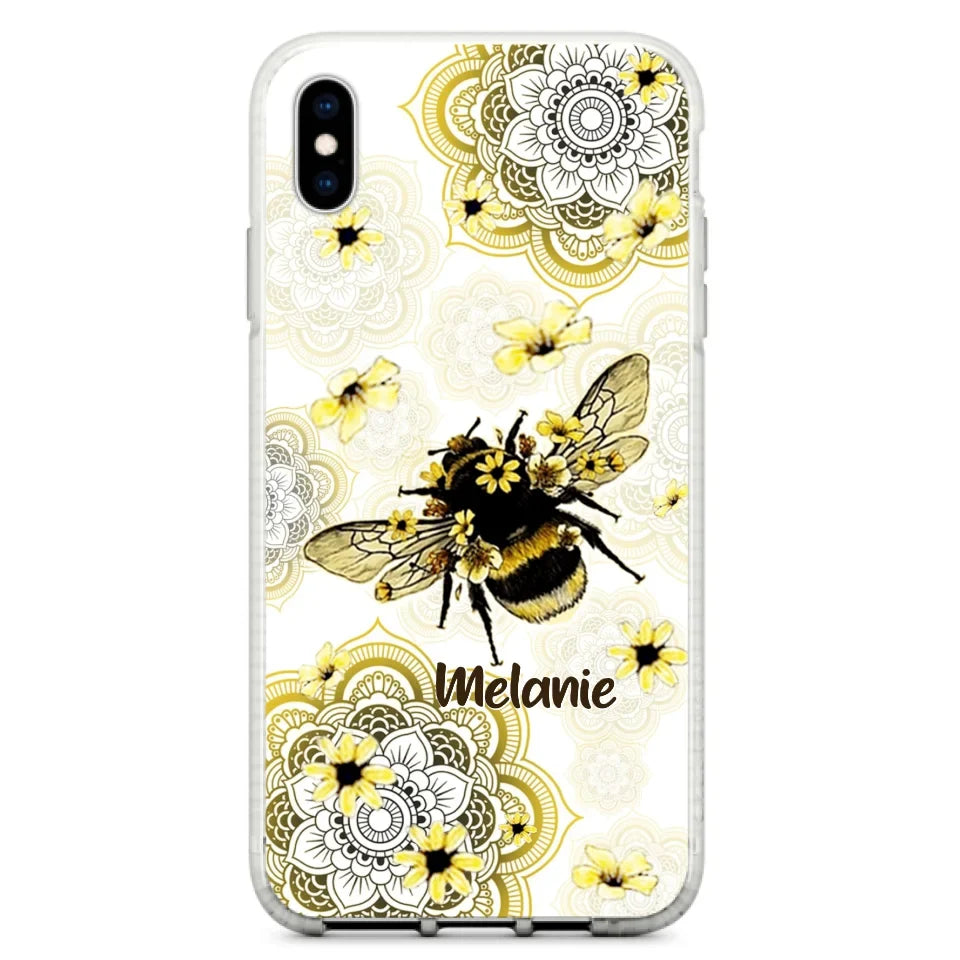 Custom Personalized Bee Phone Case - Upto 5 Bees - Gift For Bee Lovers