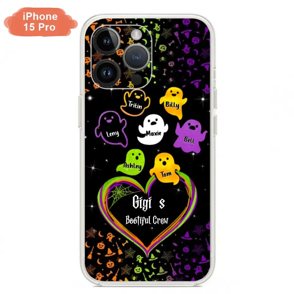 Custom Personalized Gigi's Bootiful Crew iPhone/Samsung Phone case - Halloween Gift for Grandma and grandkids - Up to 7 Grandkids