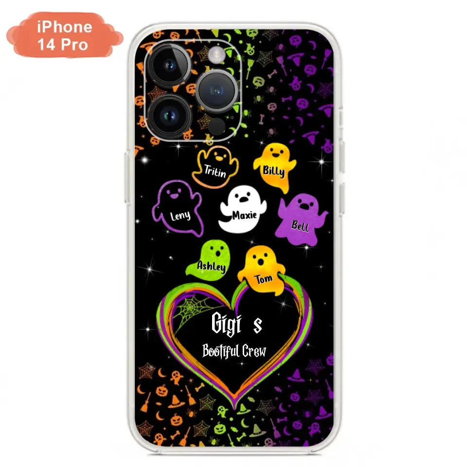 Custom Personalized Gigi's Bootiful Crew iPhone/Samsung Phone case - Halloween Gift for Grandma and grandkids - Up to 7 Grandkids
