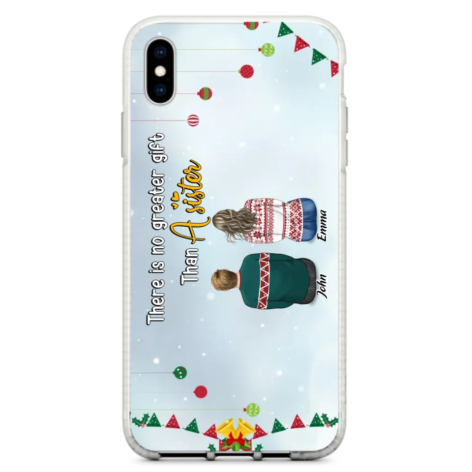 Personalized Christmas Brothers & Sisters Phone Case - Christmas Gift Idea For Siblings - Up to 12 People - Life Is Better With Brothers & Sisters - Case For iPhone And Samsung