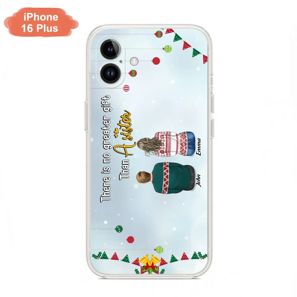 Personalized Christmas Brothers & Sisters Phone Case - Christmas Gift Idea For Siblings - Up to 12 People - Life Is Better With Brothers & Sisters - Case For iPhone And Samsung