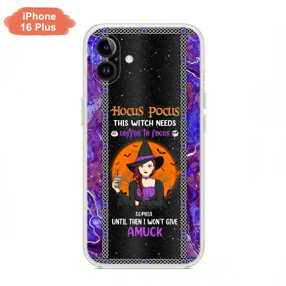 Custom Personalized Witch Phone Case - Halloween Gift Idea For Friends - Hocus Pocus - Case for iPhone & Samsung