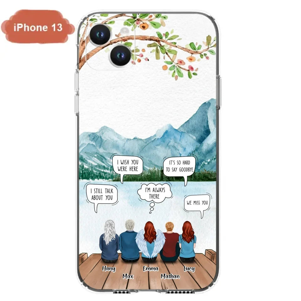 Custom Personalized Memorial Phone Case - Upto 5 People - Best Gift For Family - Case For Iphone & Samsung