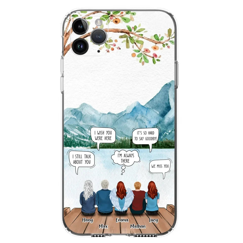 Custom Personalized Memorial Phone Case - Upto 5 People - Best Gift For Family - Case For Iphone & Samsung