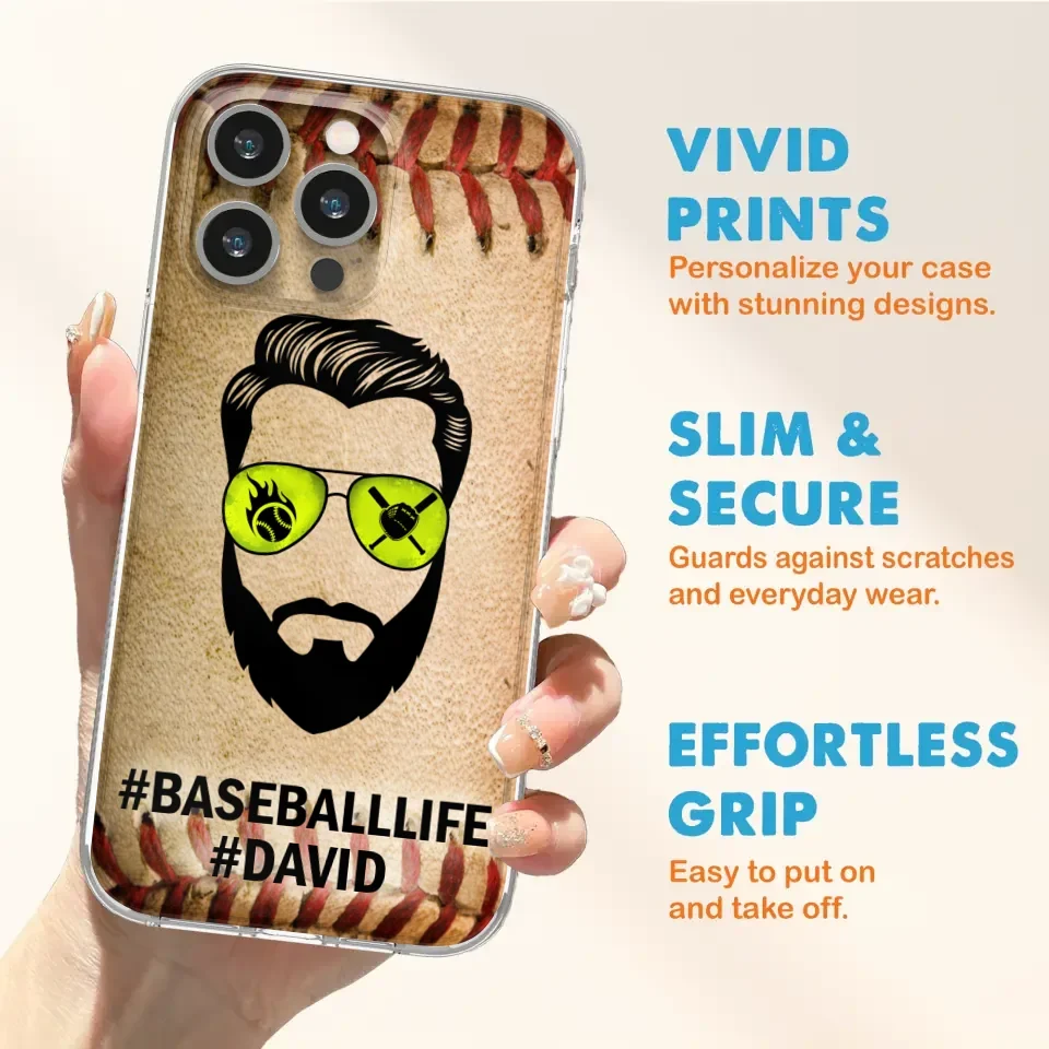 Custom Personalized Baseballlife Phone Case - Best Gift for Dads - For iPhone And Samsung - NTQYR8
