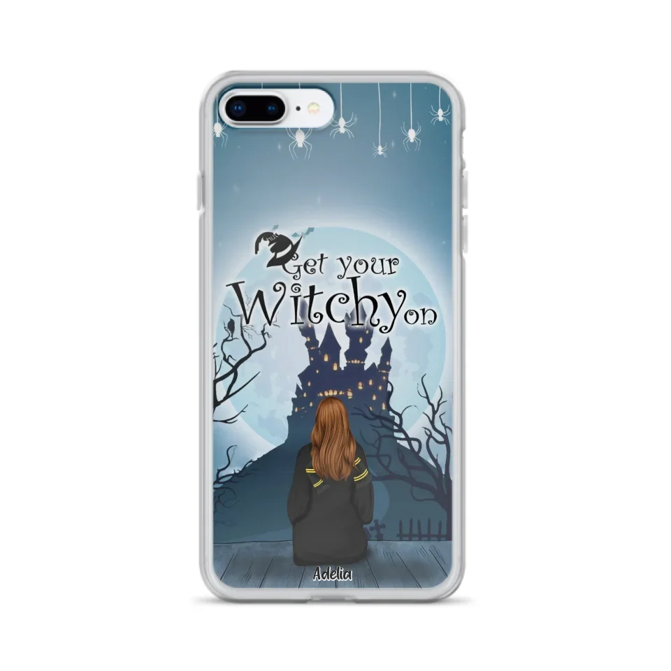 Custom Personalized Witch Phone Case - Upto 4 Witches - Best Gift For Friends - Get Your Witchy on - Case For iPhone And Samsung