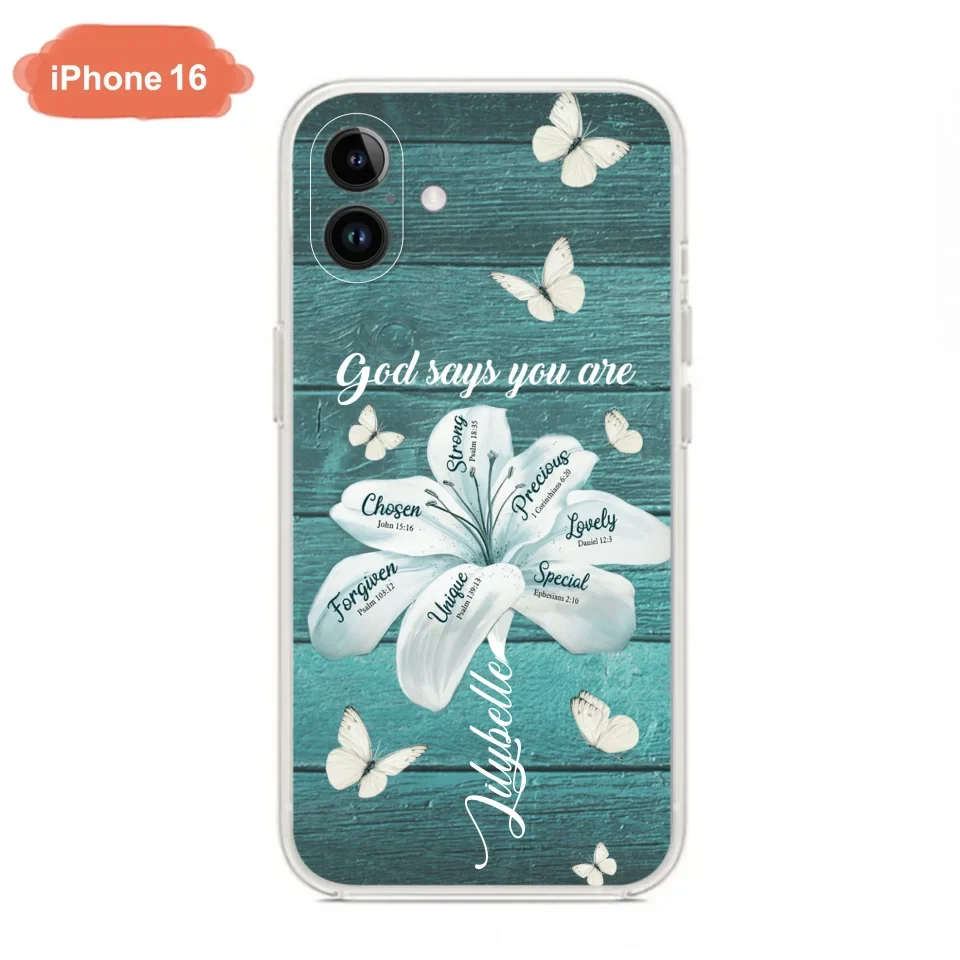 Custom Personalized Phone Case - Gods Says You Are - Case For Iphone Samsung - BR9N4C